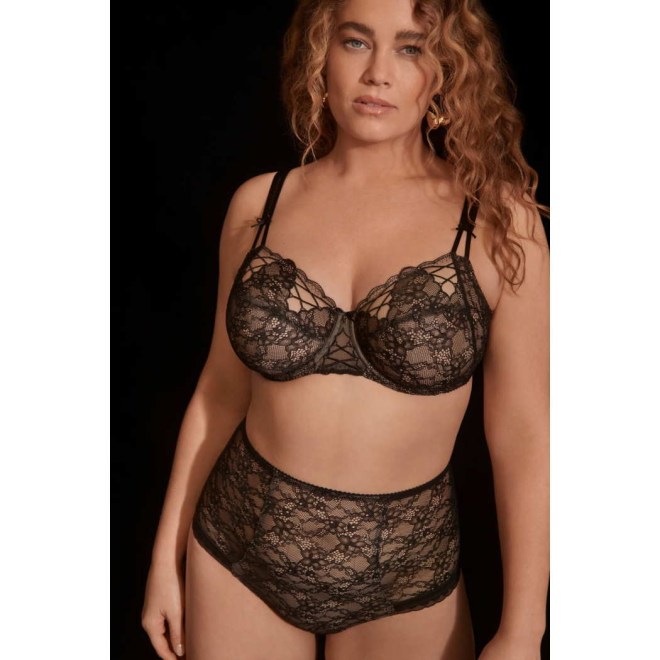 SET FULL CUP BRA LUXURY SLIP LIVONIA PRIMA DONNA 